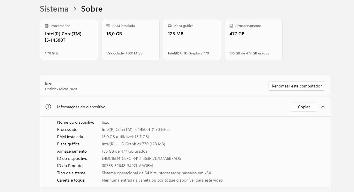 COMPUTADOR OPTIPLEX 7020  - Foto 5