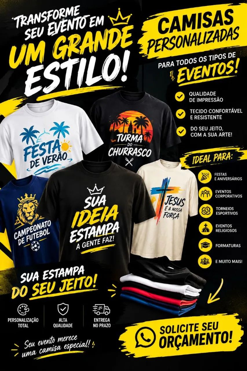 Camisa Fardamentos , Eventos, coleção
