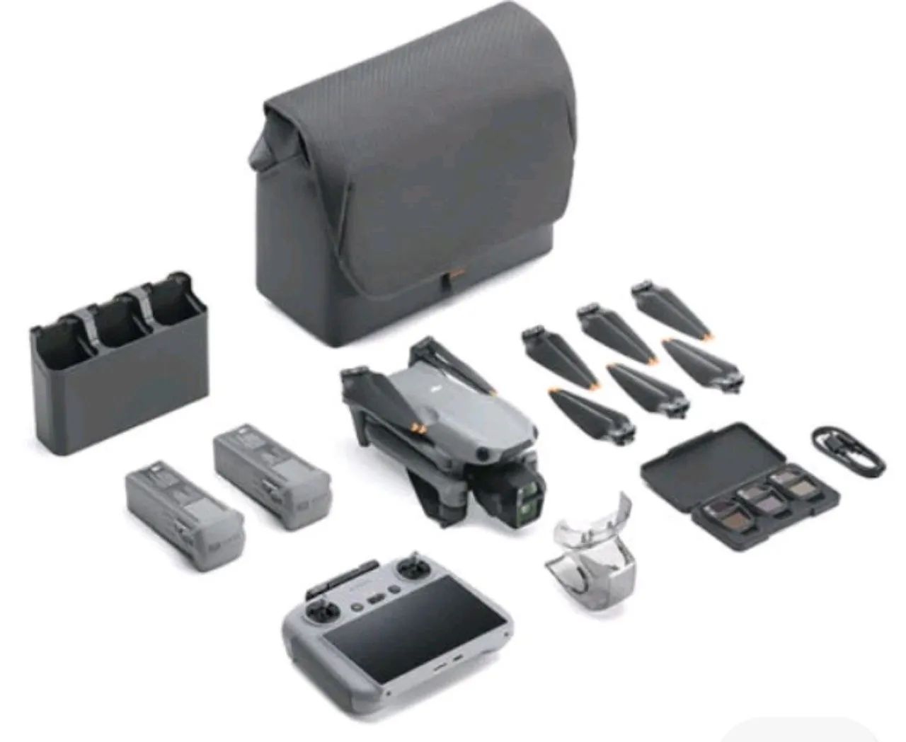 Drone DJI AIR 3 S combo fly more controle de tela NOVO