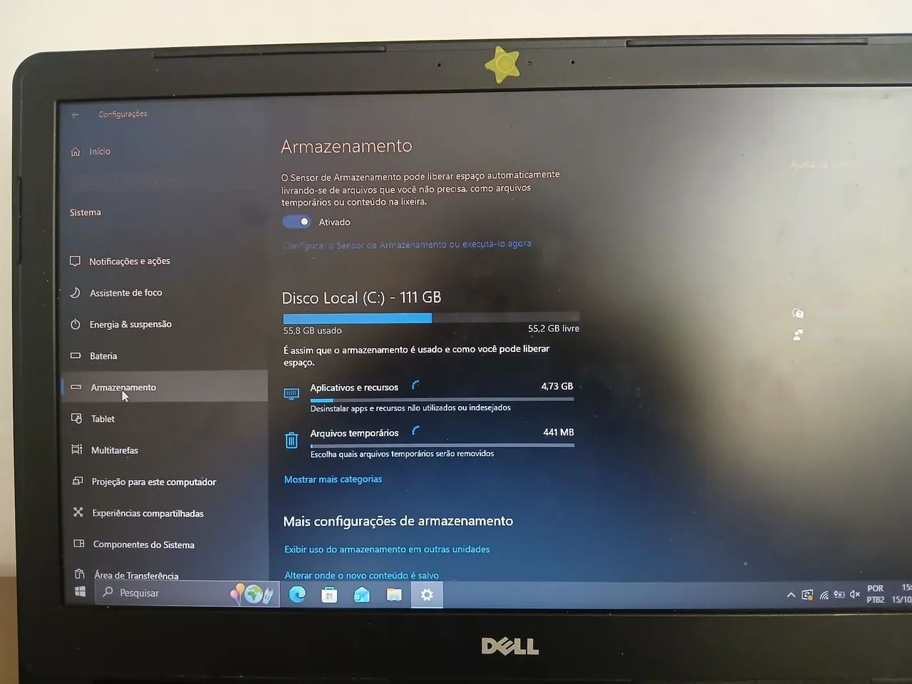 Notebook Dell desktop cp5bca1
