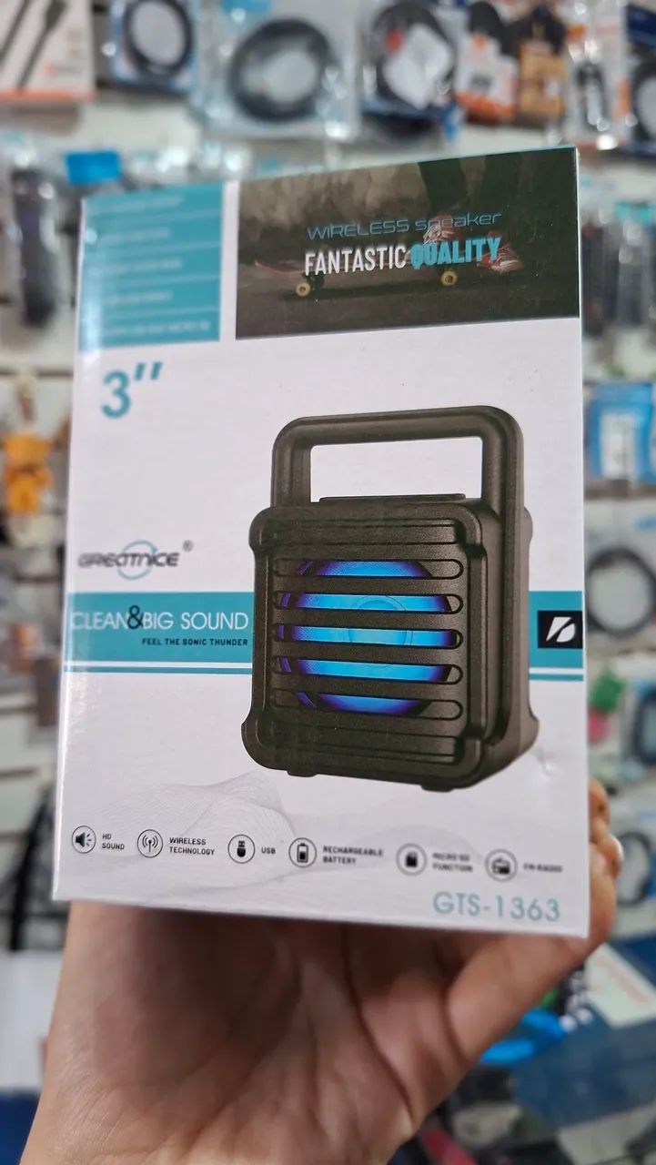 Caixa de som Bluetooth com rádio  - Foto 4