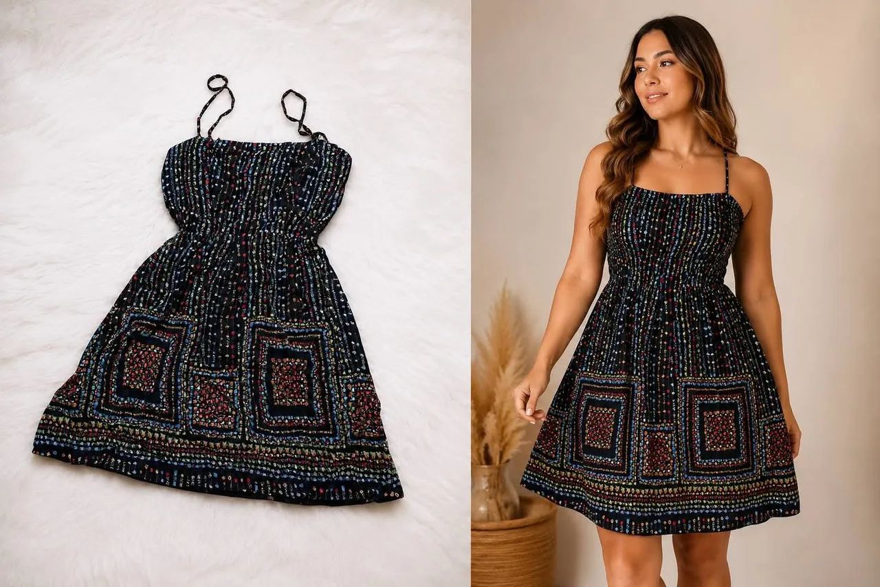 Vestido estampado 