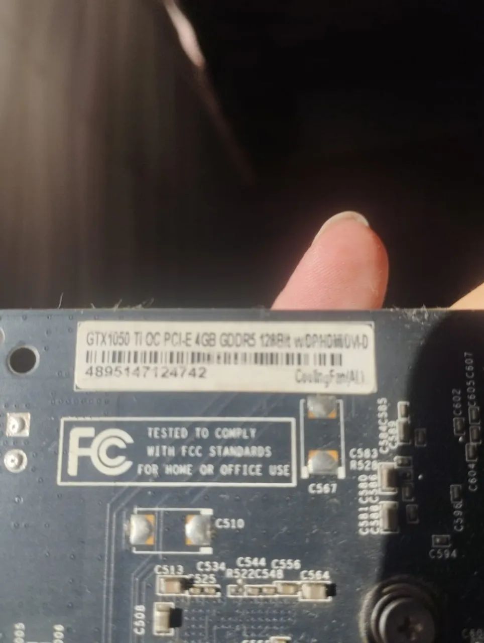 Placa de video GTX 1050TI 4gb OC - Foto 4
