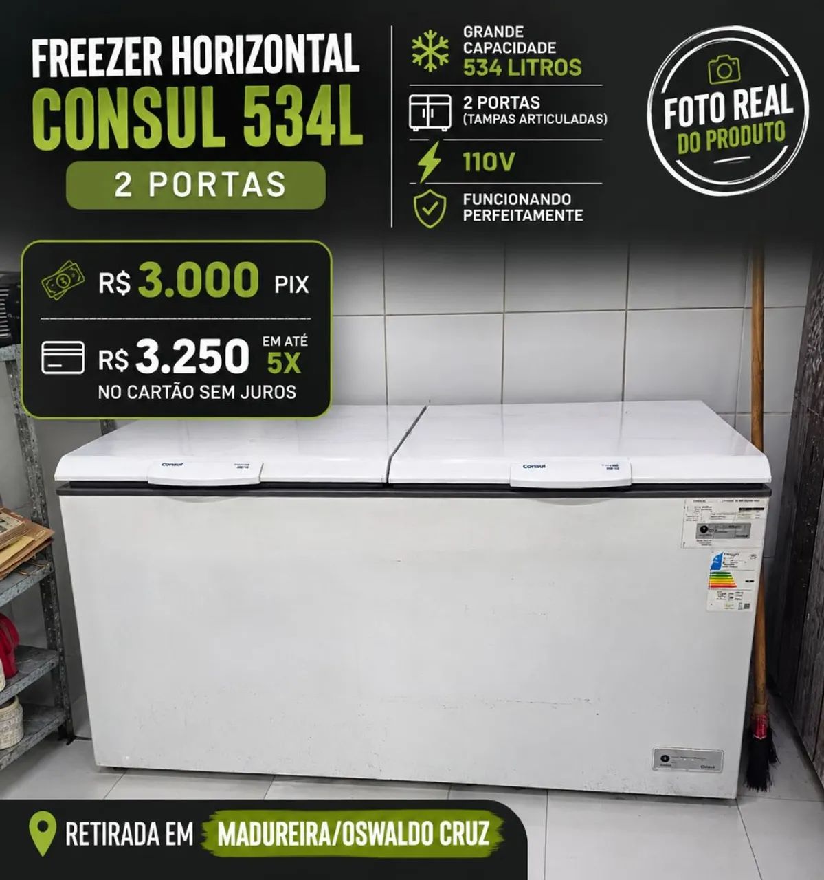 Freezer Horizontal Consul