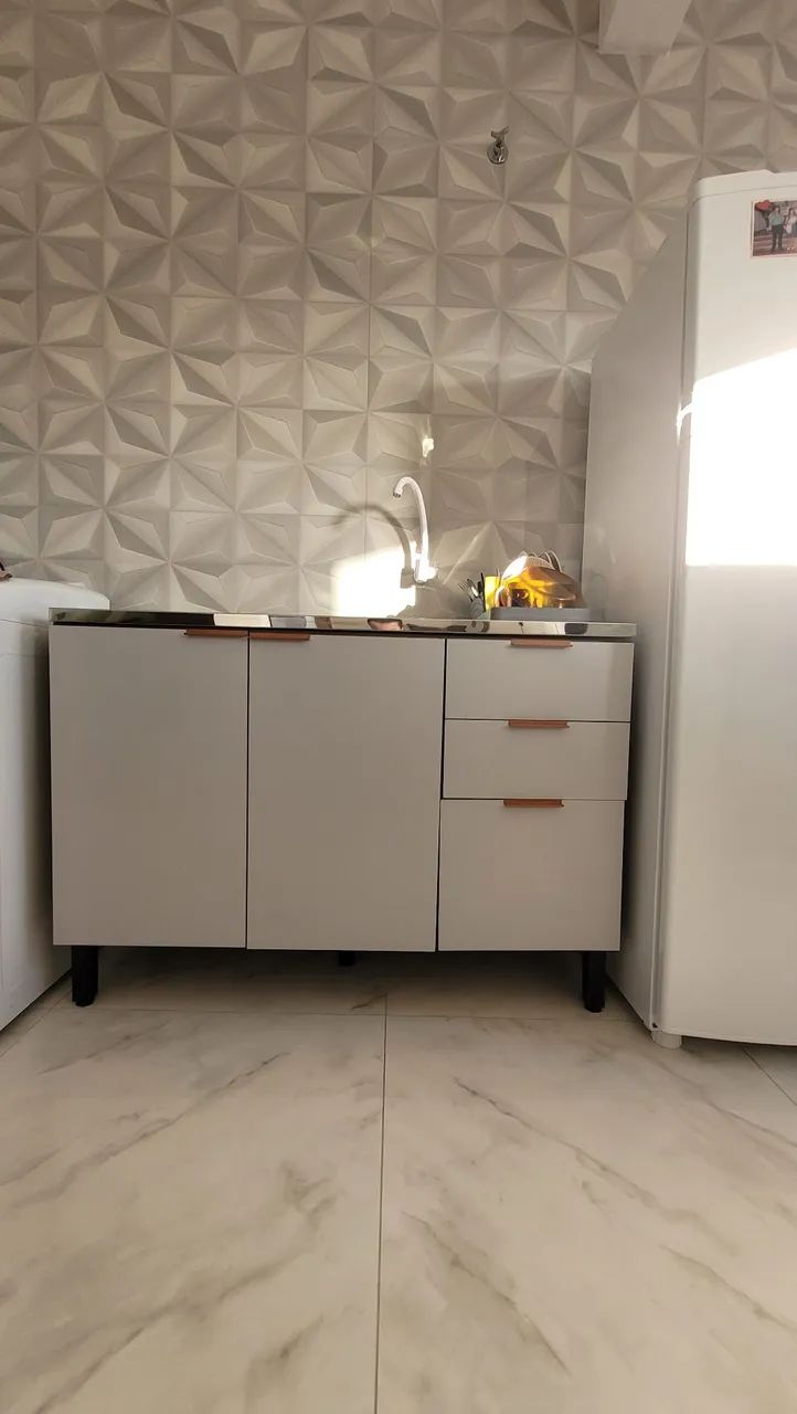  Balcão  cozinha  com Tampo inox - Foto 2