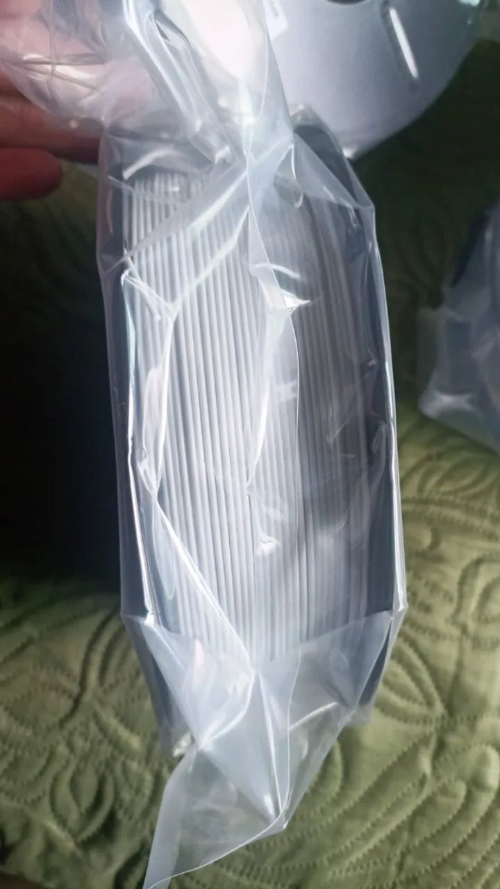 Filamento impressao 3D PETG Branco