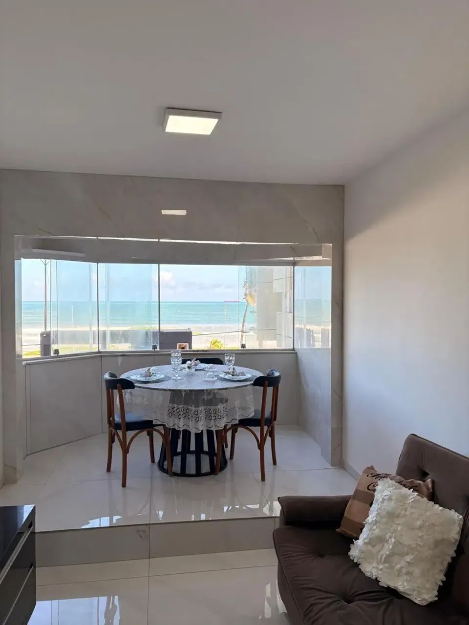 Apto Mobiliado  Quarto e Sala  Vista Mar  Praia da Avenida - Foto 5