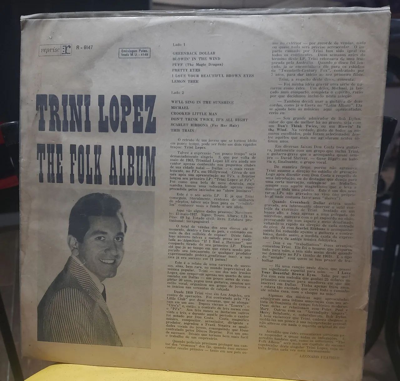 LP/Vinil TRINI LOPEZ - Foto 2