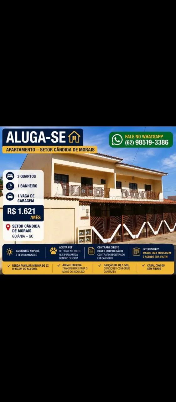 Apart de 3 quartos ,  $1621 