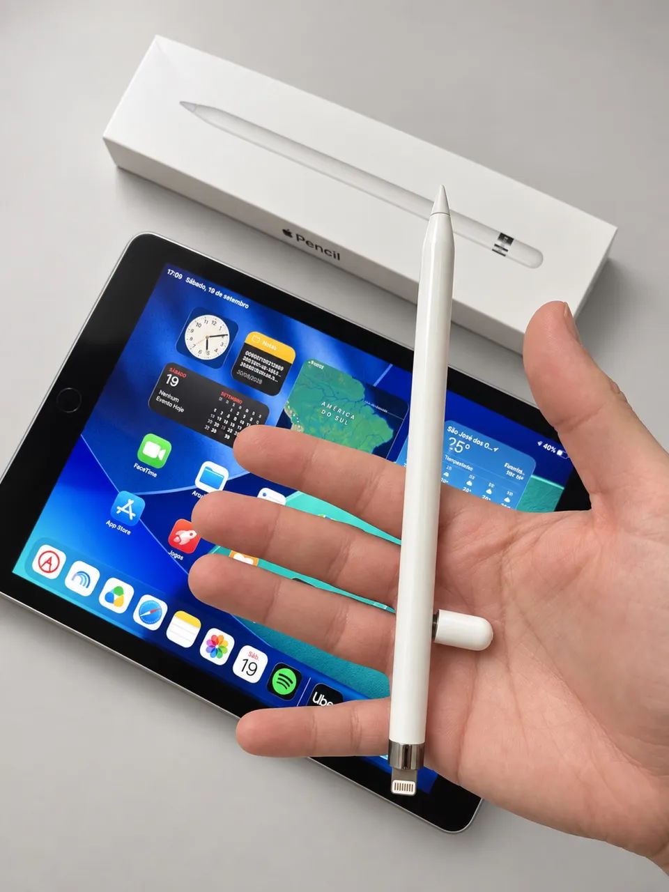 iPad 9ª Geração + Apple Pencil Original | Baixei o preço - Foto 3