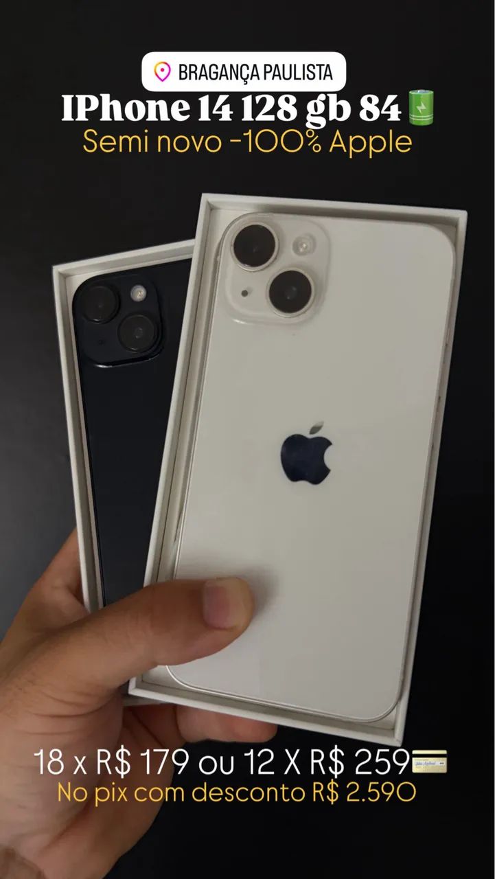 IPhone 14 128 gb 84% impecável  - Foto 2