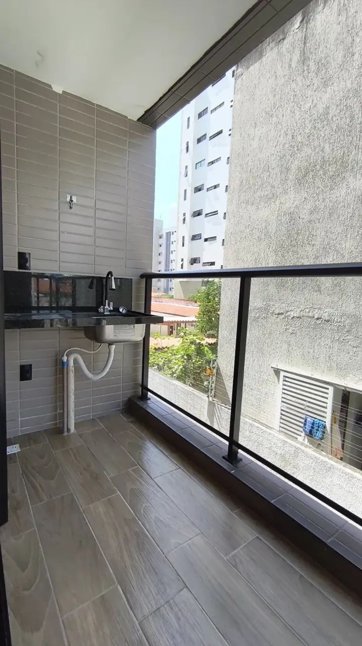 FLAT MOBILIADO COM VARANDA INTERMARES - Foto 5