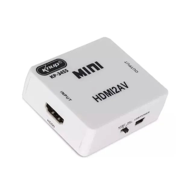 Conversor Hdmi para AV Rca Knup - Foto 3