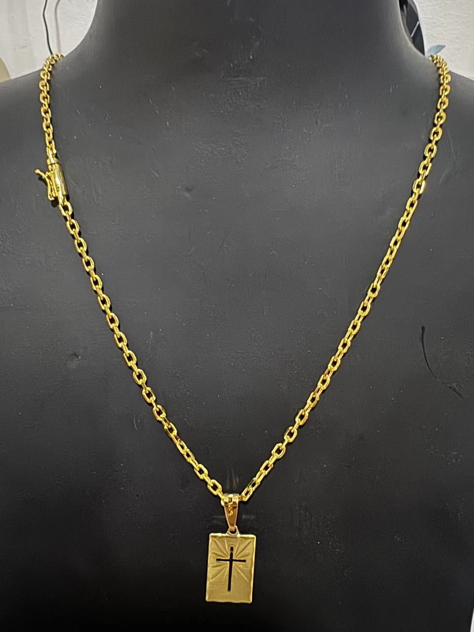 Correntes Ouro 18k Banhada! 10 milésimos de Ouro - Foto 2