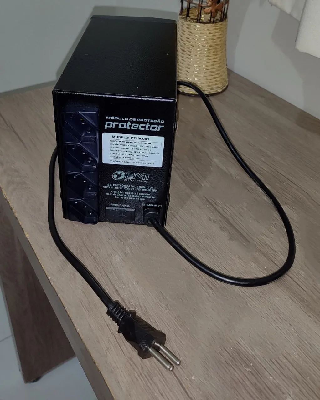 Módulo de Proteção BMI Protector 1000VA - Em Perfeito Estado! - Foto 5