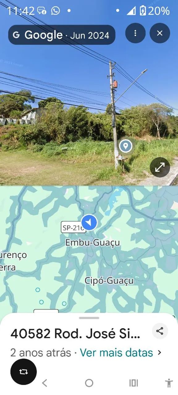 Área permuta total