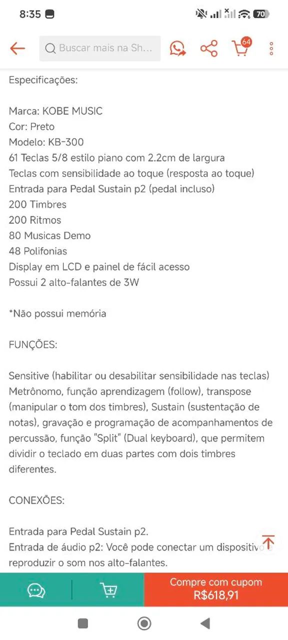 Teclado musical - Foto 4