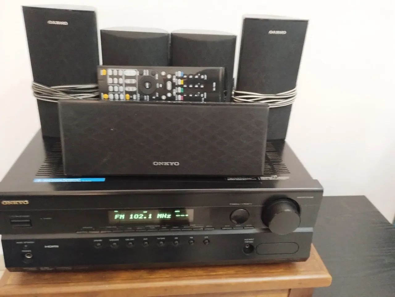 Receiver Onkyo HT-R370 C/ Caixas  - Foto 3