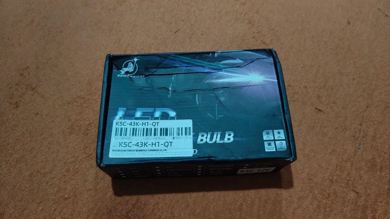 Lâmpada de led 4.300k h1 nova  - Foto 2