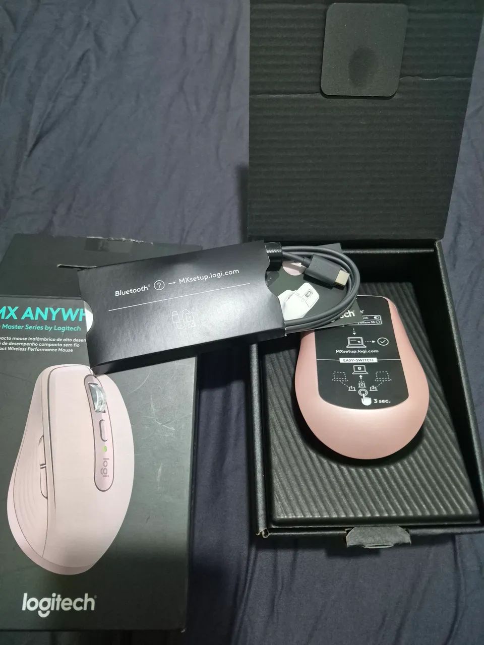 Mouse sem fio Logitech MX Anywhere 3S  - Foto 2