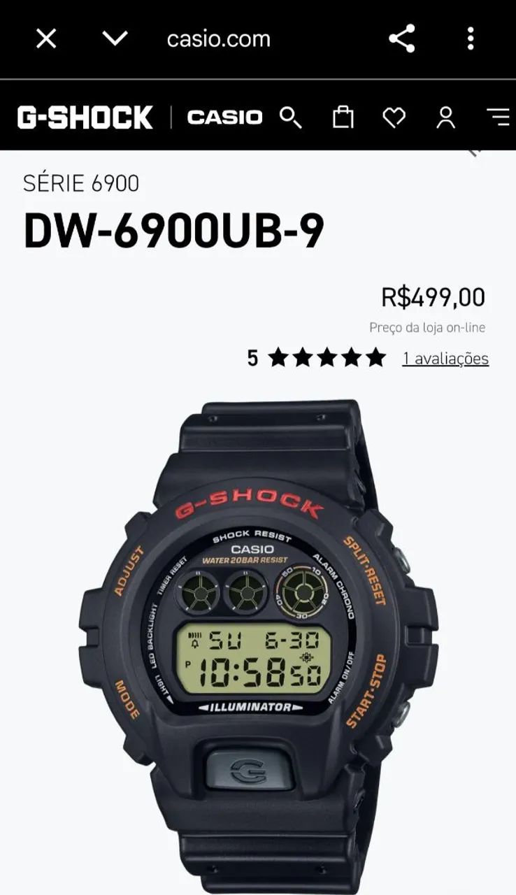 Relogio Casio DW-6900UB-9 - Foto 4