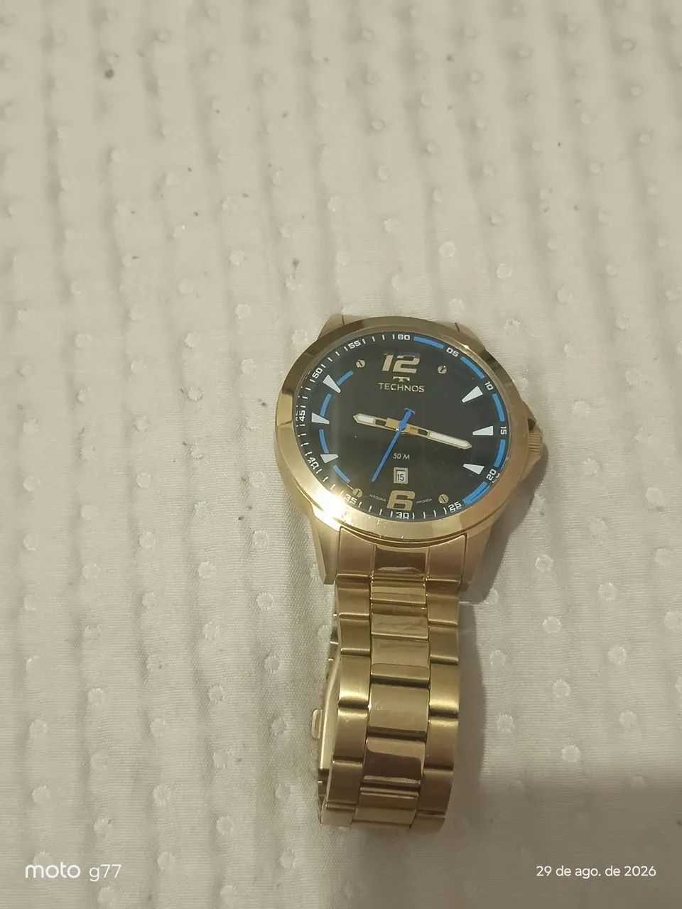 Vendo um relógio pulseira de aço, Marca: Techonos. - Foto 4