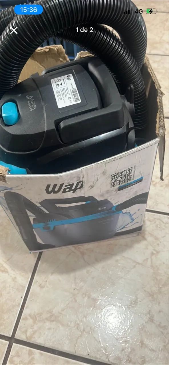 Aspirador de pó e água 