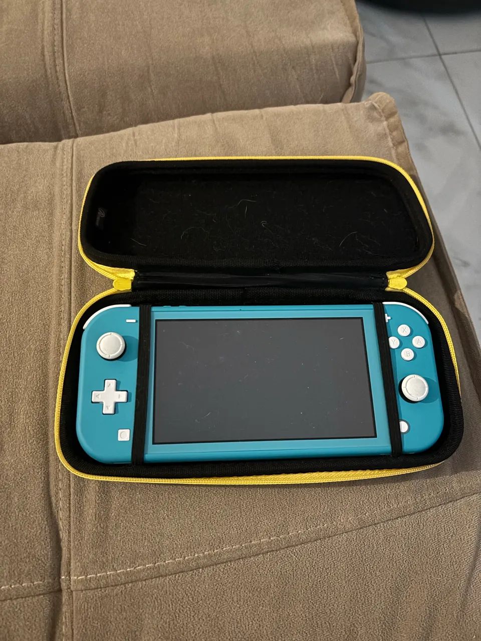 Nintendo Switch Lite Turquesa 32GB Original + Case Protetora - Foto 2