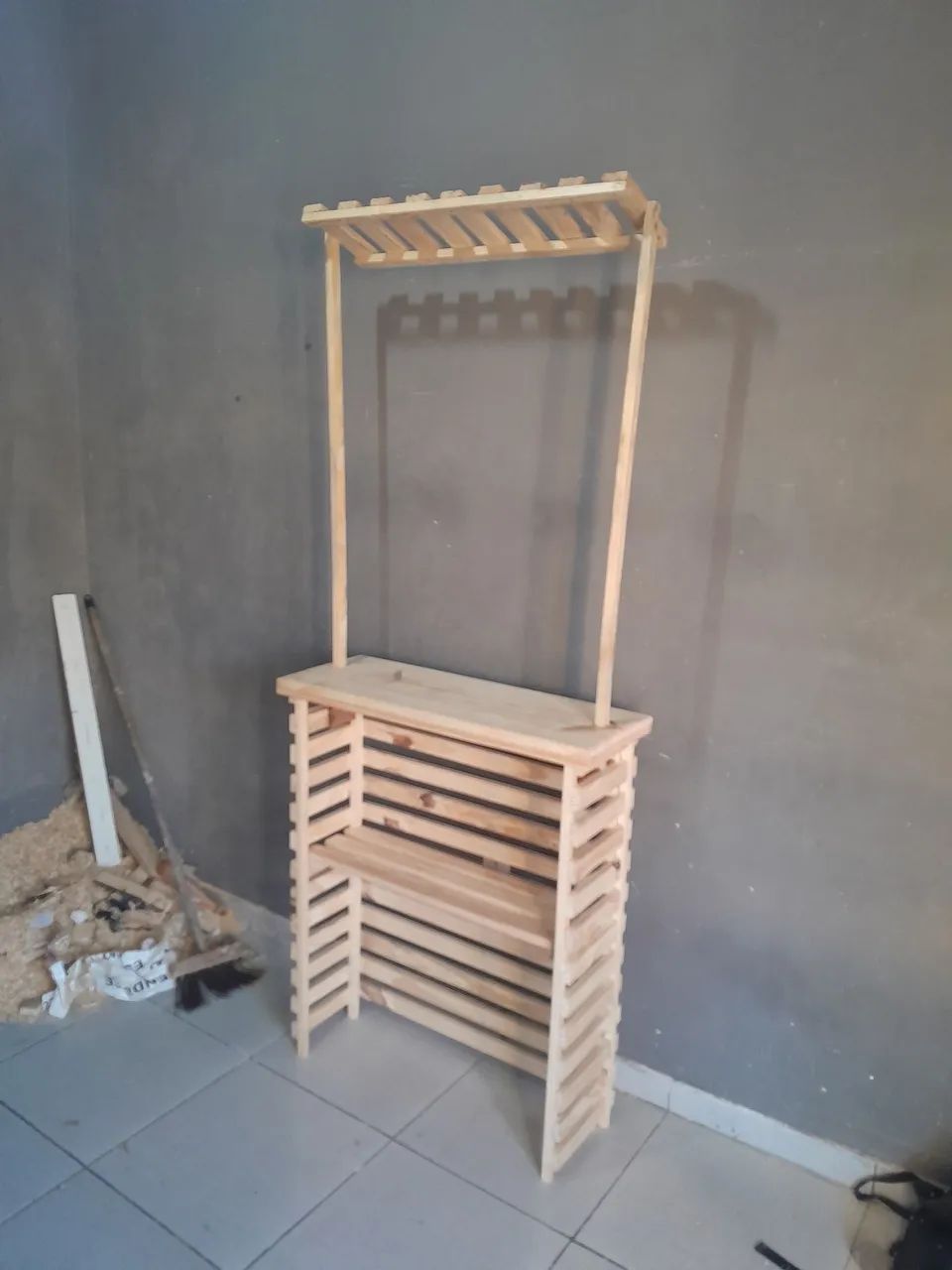 Barraca palete pinus moveis rusticos 
