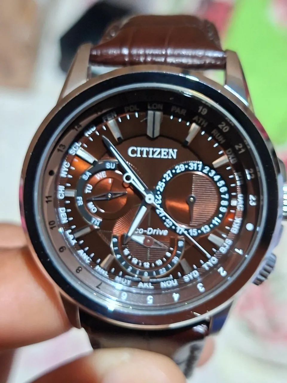 Relógio Citizen BU2020 - 29X Eco-drive World Time - Foto 2