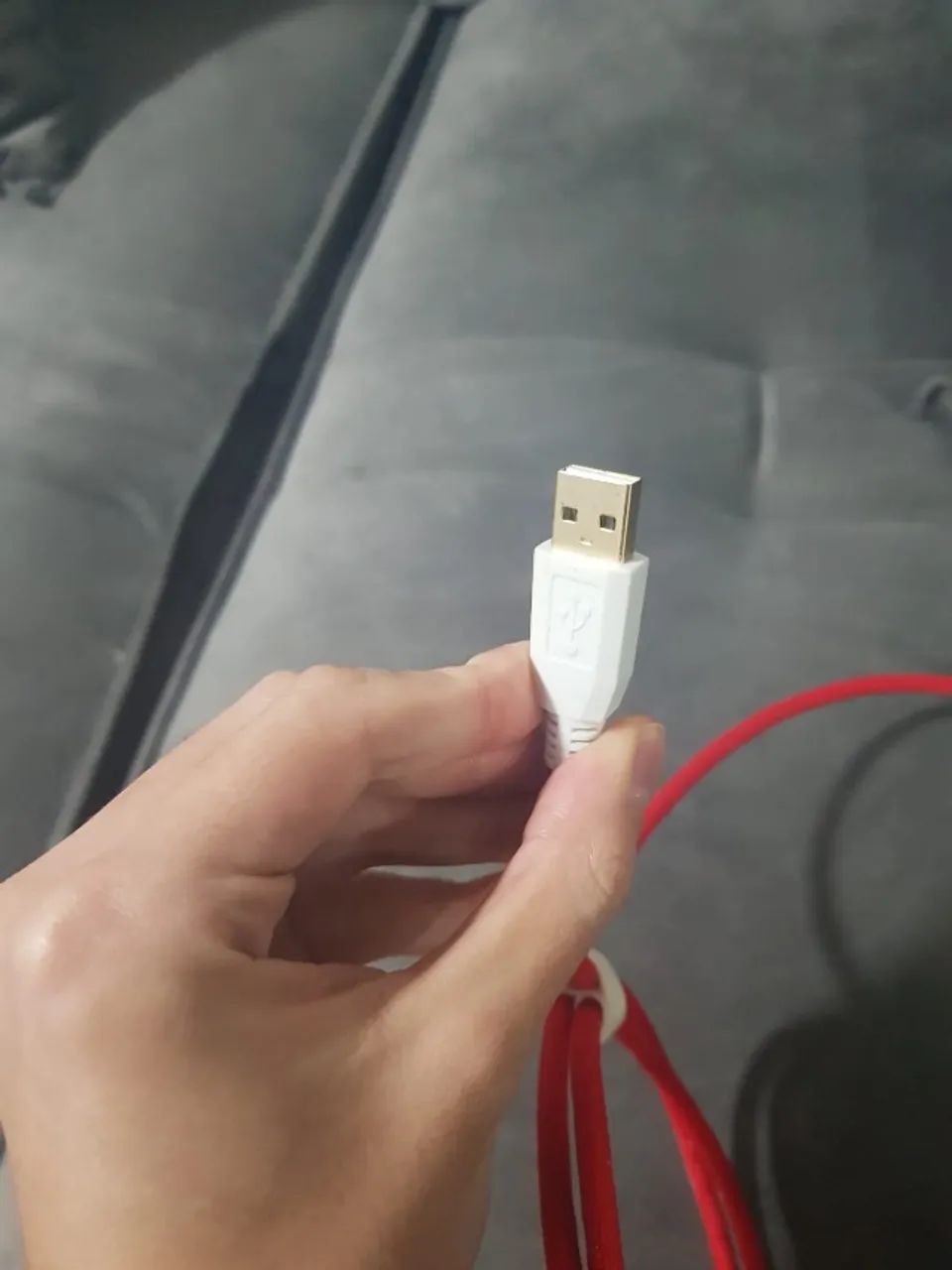 Cabo Coiled vermelho para teclado - Foto 2