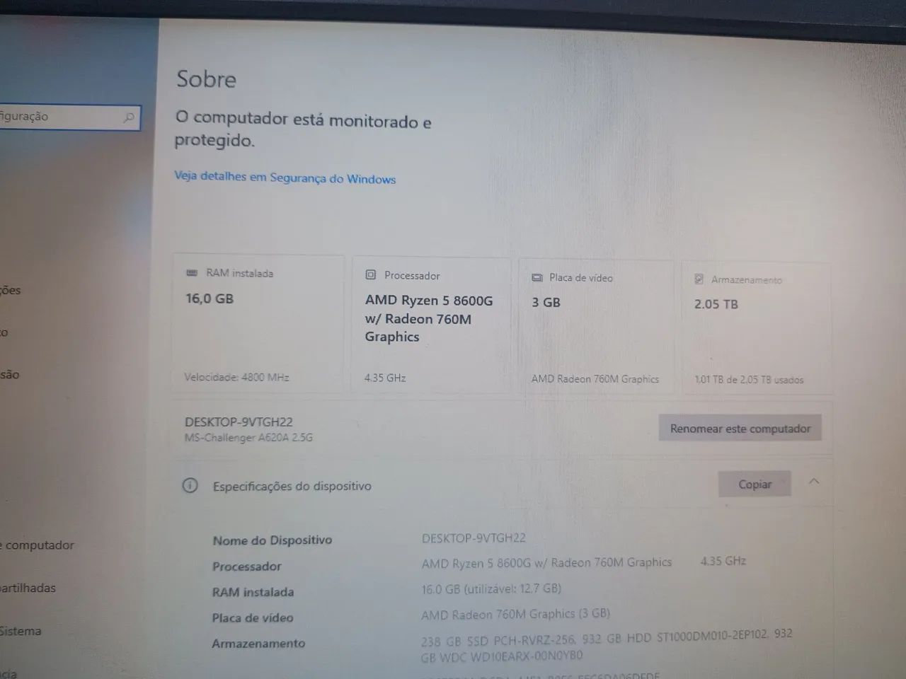 PC game am5 ddr5 Ryzen 5 8600g - Foto 4