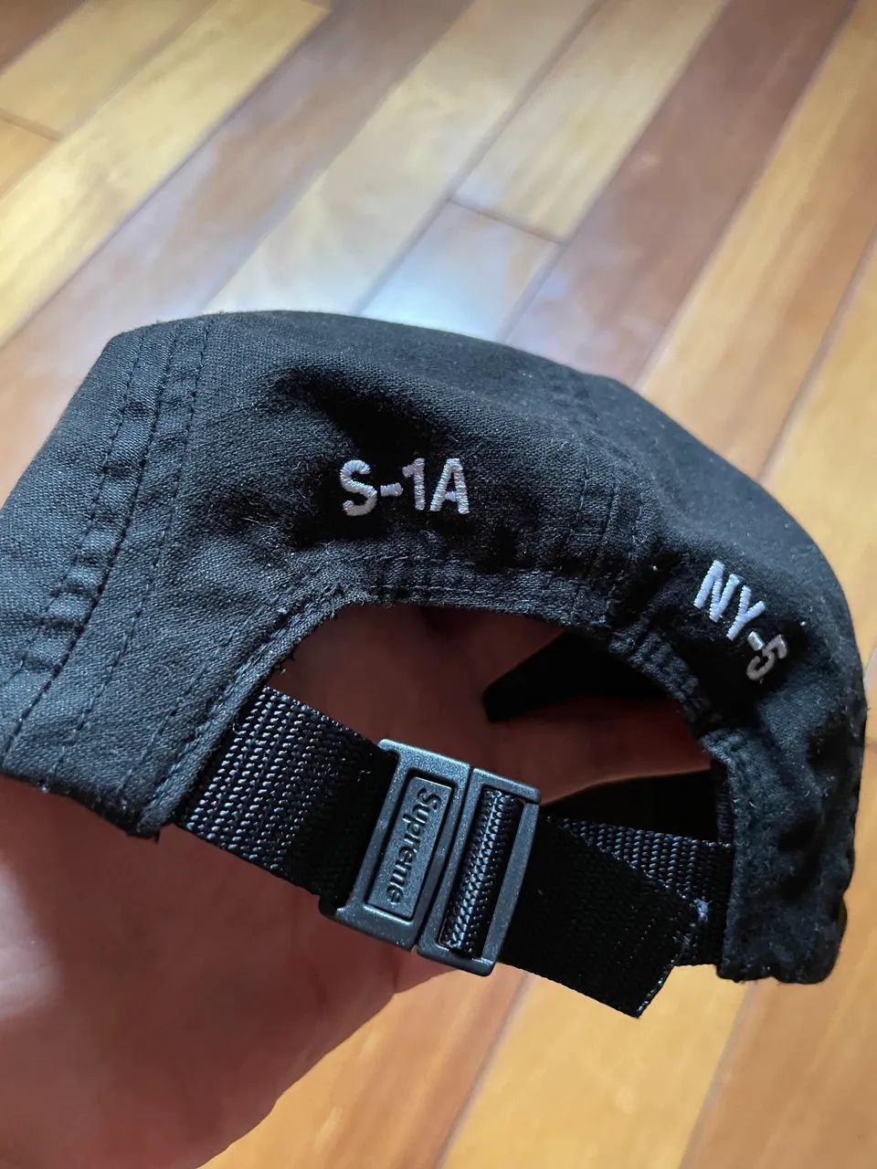 Boné Supreme 5 Panel Camp Cap Military Preto  - Foto 3