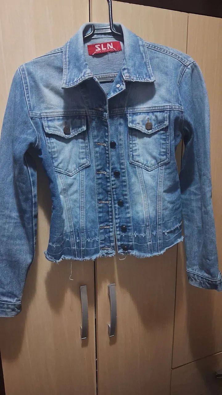 Jaqueta P jeans grosso 
