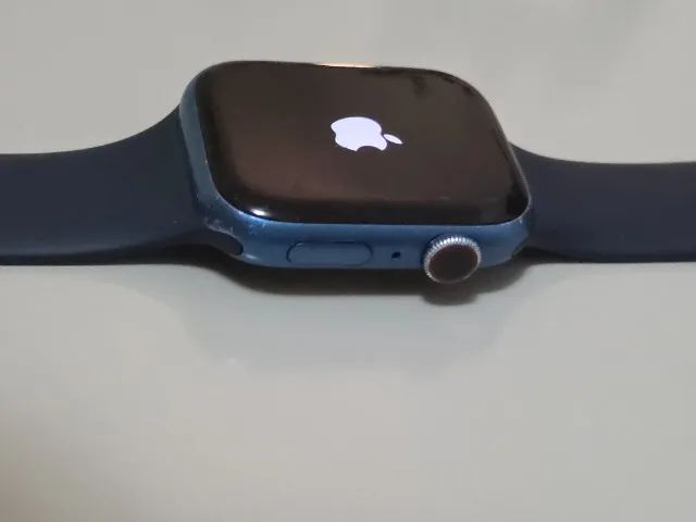 Apple Watch Series 7 45mm GPS + Cellular Azul - Funcionamento 100% - Foto 2