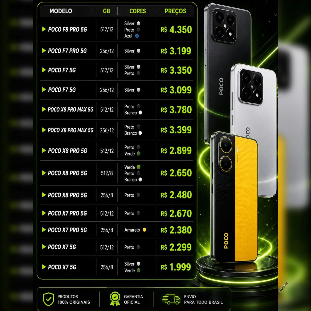 TODOS MODELO DE XIAOMI NA PROMOÇÃO, POCO, NOTE E REDMI. LOJA NO RIOMAR - Foto 3