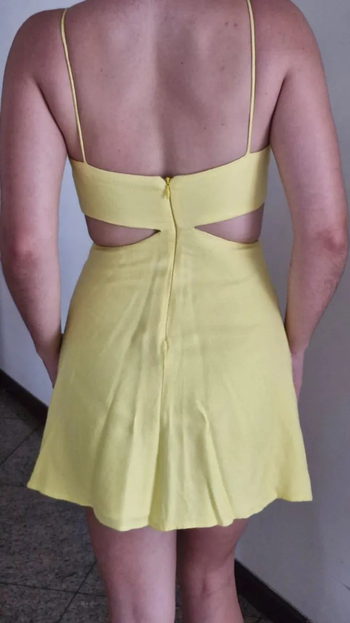 Vestido amarelo Oh Boy pp - Foto 2