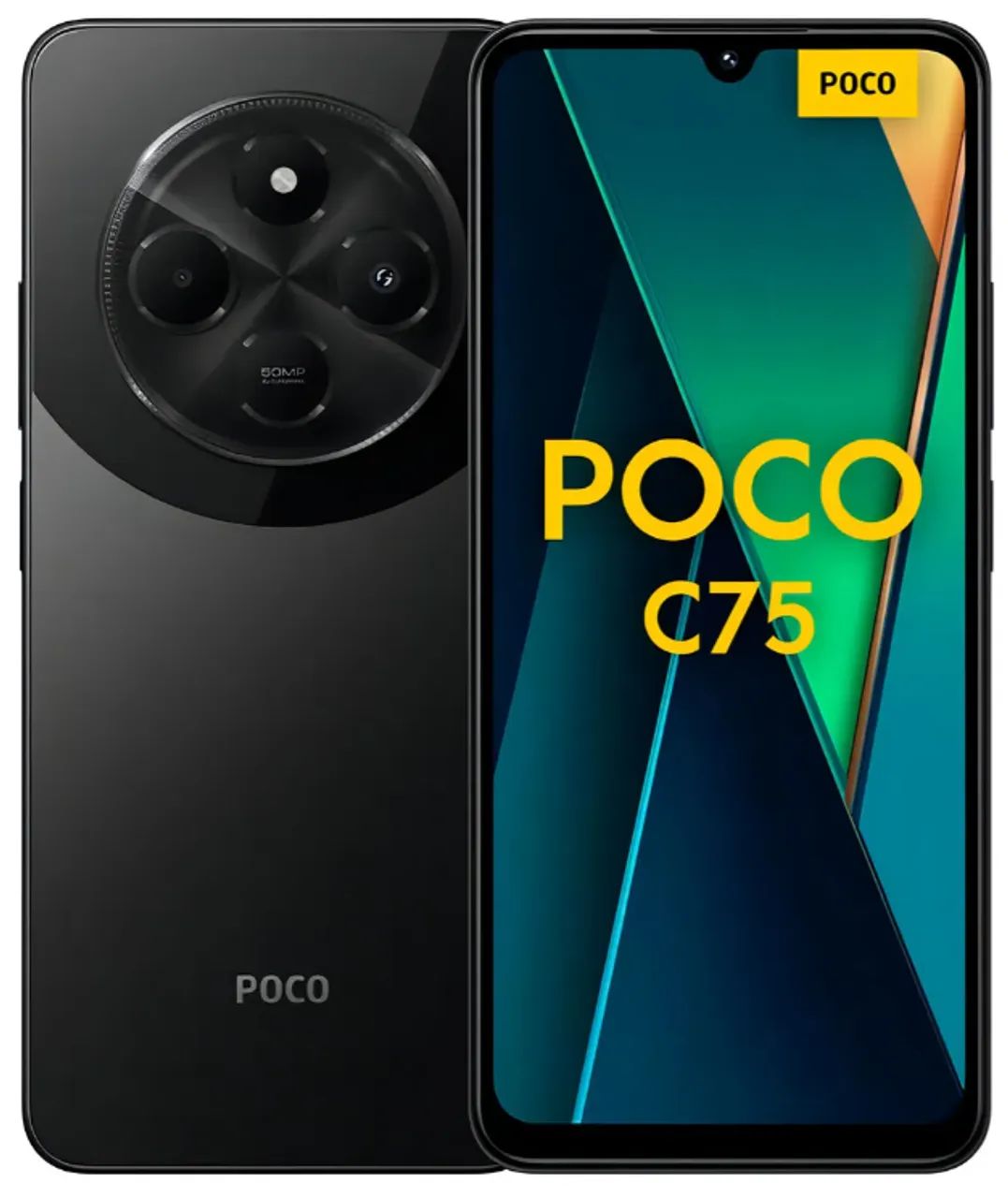 Celular Xiaomi Poco C75 4G Dual Sim 256 Gb Preto 8 Gb Ram Android 14 - NFC