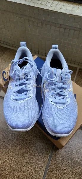 Tênis Asics Gel Cumulus 27 Feminino - Azul e Branco