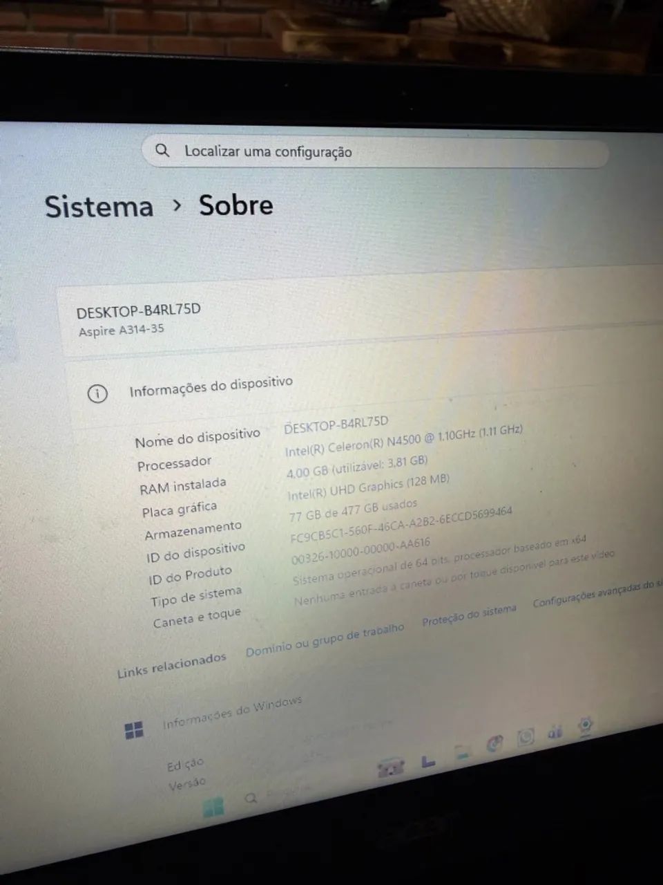 Notebook Acer Aspire 3  - Foto 4