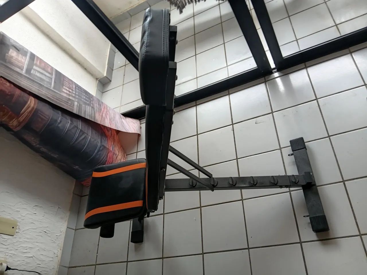 BANCO DE SUPINO E ALTERES DOBRAVEL RECLINAVEL - Foto 4