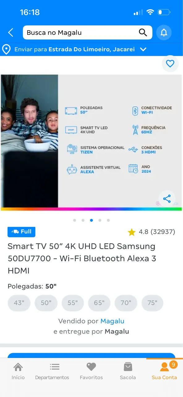 TV Samsung 50 polegadas - Foto 3