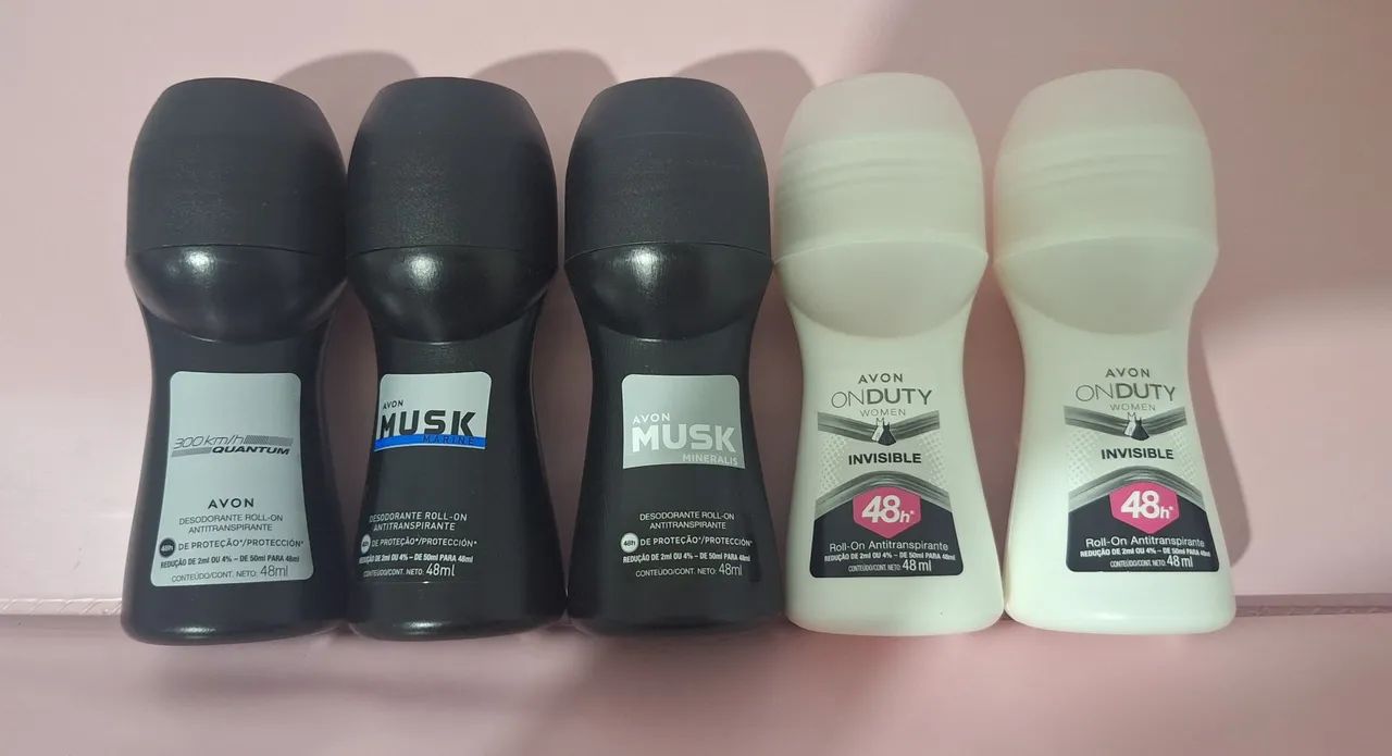 5 Desodorantes por 30 reais 