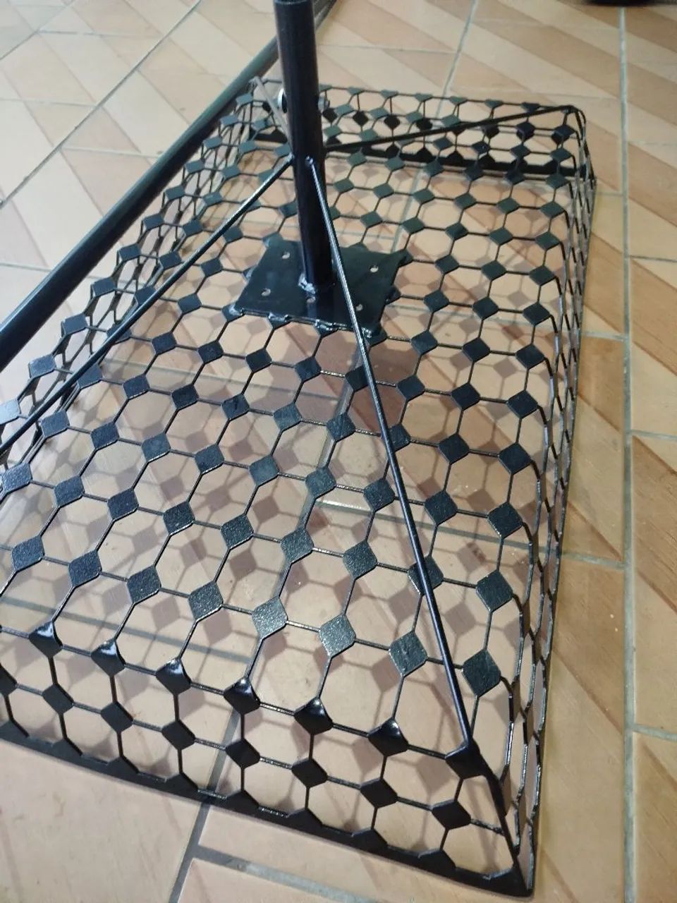 Lixeira grande de calçada 