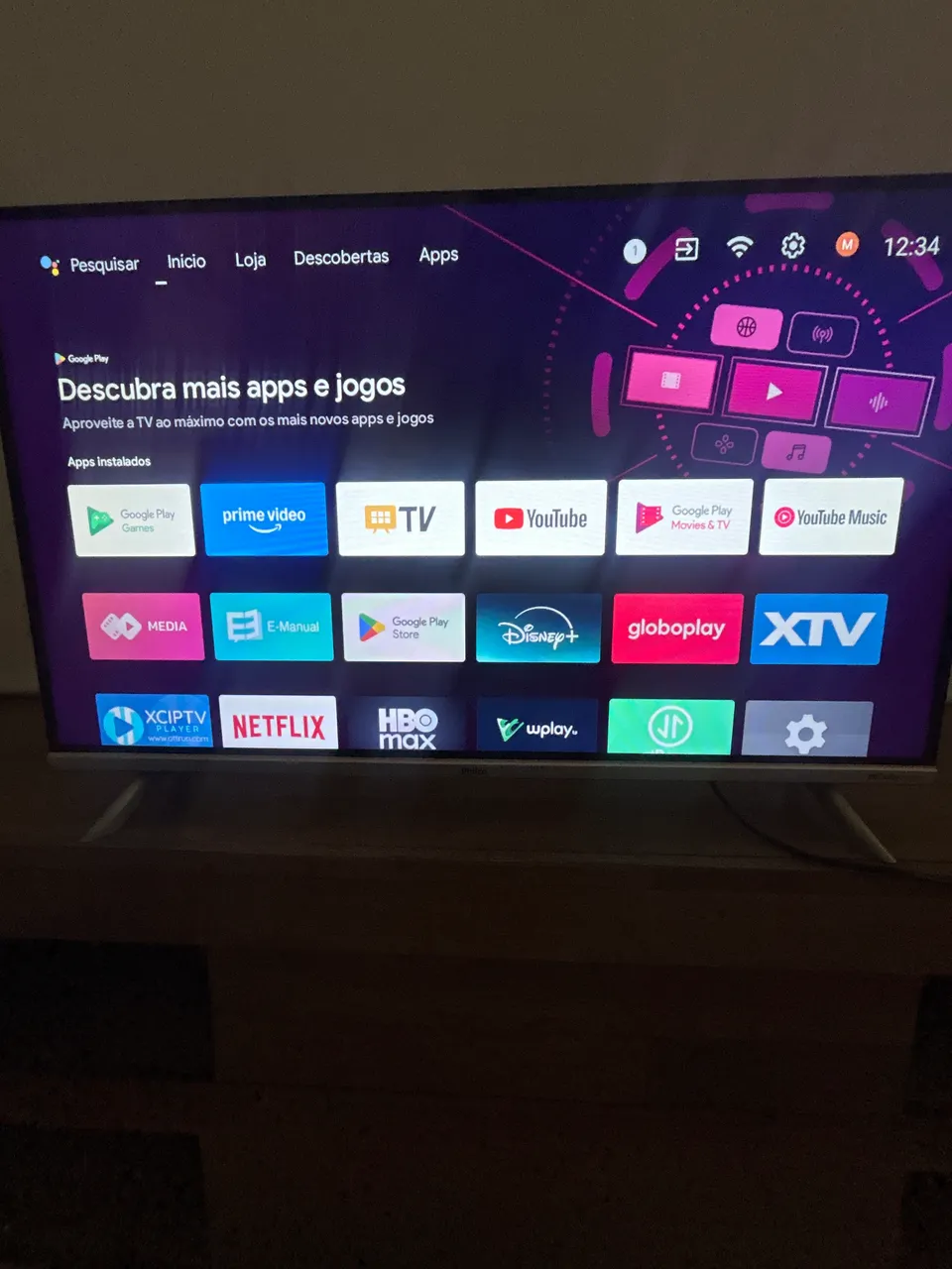 Smart TV Konka 32? Android TV com Controle - Usada em Excelente