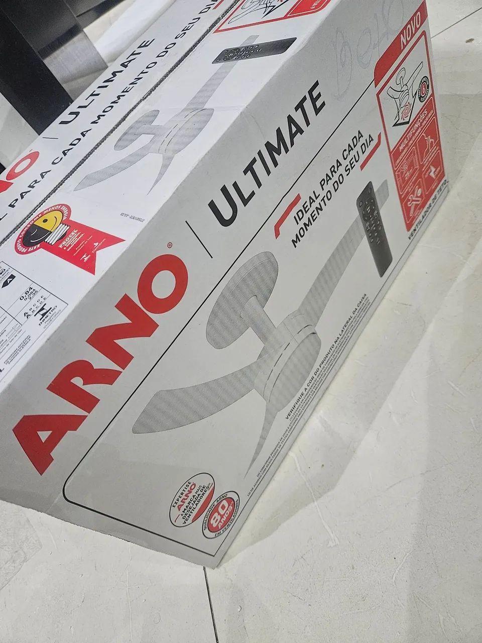 Ventilador arno vx13 branco controle remoto NOVO - Foto 2