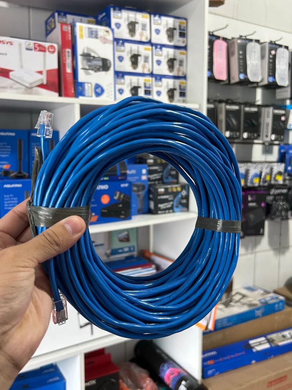 Cabo de Rede Internet de 30 Metros Azul ( promoção ) 