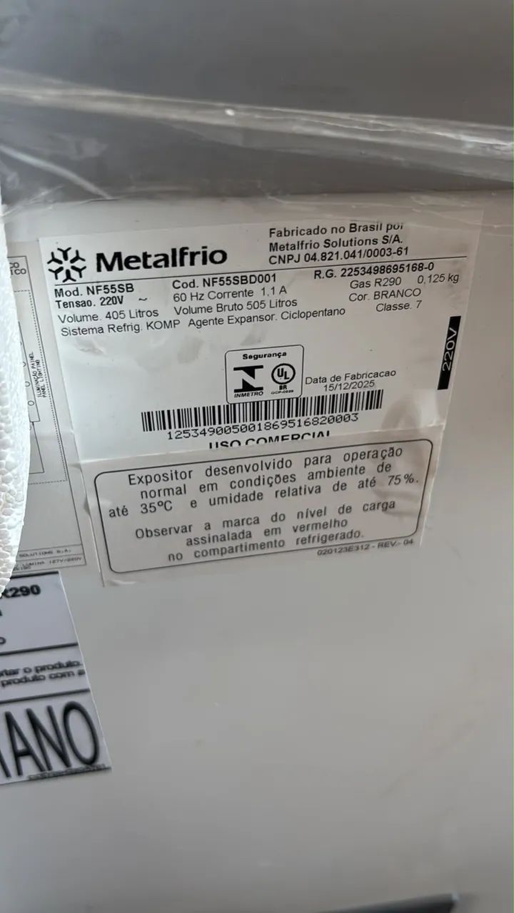 Freezer 505 L 