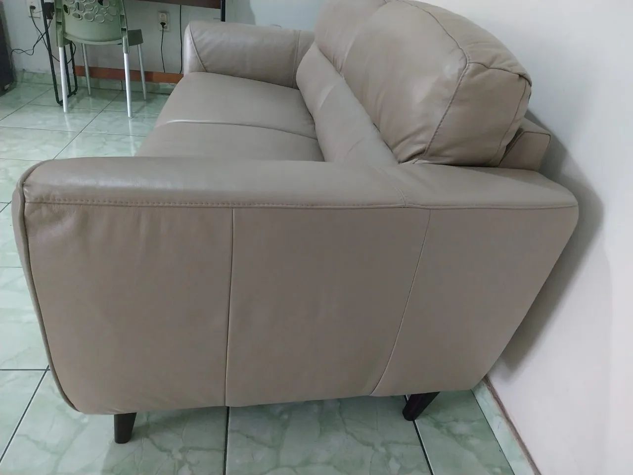 Sofá Corino 3 lugar  - Foto 3