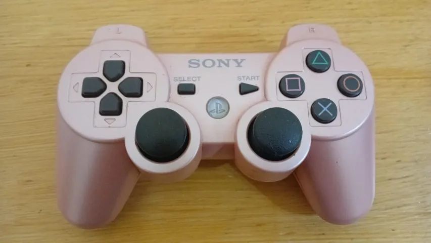 Controle Original PS3 Rosa